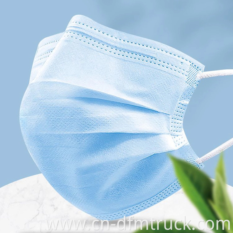 Wholesale disposable printed 3 ply surgical mask face